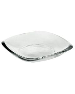 Dessert plate, 6 piece, glass, 10x10 cm