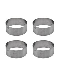 Cake decorater, stainless steel, 4 piece