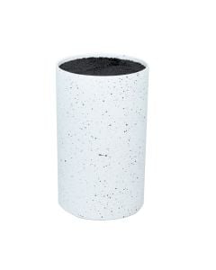 Knife holder, plastic, black, dia 11x18 cm