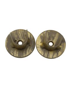 Support for curtain rods, metallic, grey, dia 20 mm