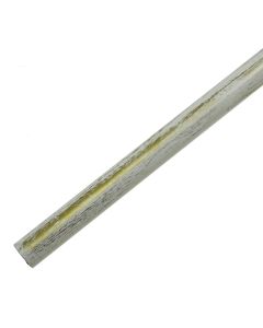 Curtain rod, metallic, grey, 200cm x dia 20 mm