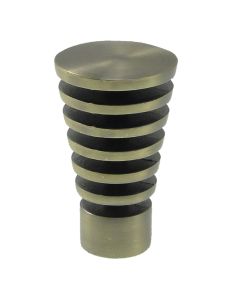 Knobs for curtain robs, Cono 3D, metallic, bronze, dia 20 mm