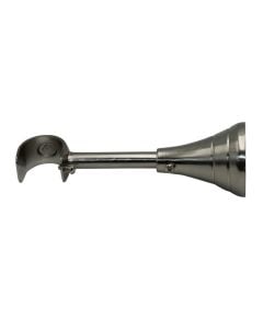 Support for curtain rod, stainless steel, dia 28 mm