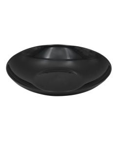 Soup plate, Evolutions, opal, black, dia 26 cm