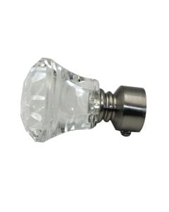 Knobs for stainlees steel rod, dia 28 mm