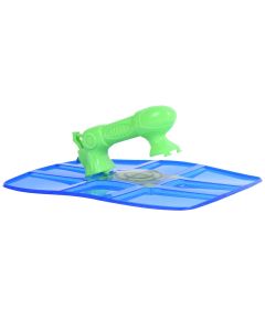 Water pistols with shield, polypropylene, blue, 21x29.5 cm