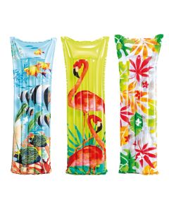 Beach mattress, vinyl, assorted design, 182x69 cm