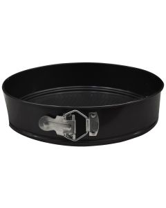 Cake mould, round, metallic, black, Ø28 xH6.7 cm
