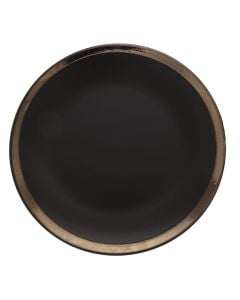 Pjatë, qeramike, zezë, ø27 cm