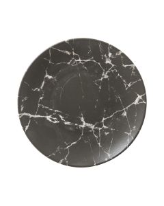Dessert plate, ceramic, black, ø19 cm