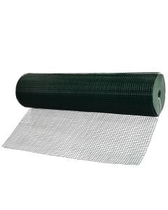 Perimeter mesh, metal with plastic coating, green, 100 cmx25 m