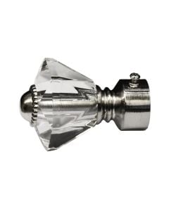 Knobs for stainlees steel rod, dia 28 mm
