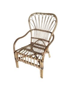 DEPPA chairs with natural wicker Rattan, Dia. 89 x 67 cm