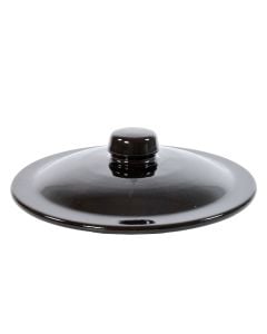 Lid, ceramics, brown, Ø22 cm