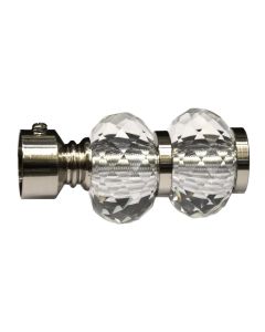 Knobs for stainlees steel rod, dia 28 mm