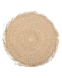 Placemat, Cuba, beige, Ø40 cm