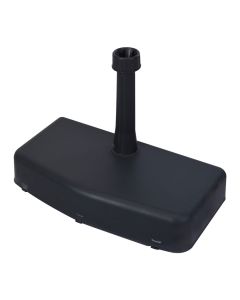 Ambient tent base, D1.8-3.8 cm, concrete filling, resin structure, anthracite, 20kg/ 50 x 25 x 9 cm