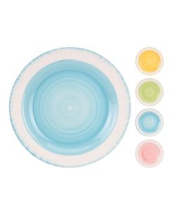 Plate, pottery, assorted, Ø27 cm
