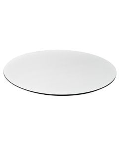 Table top, HPL, white, dia 120 cm