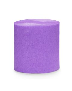 Crepe streamer, light lavender, width approx. 5cmx10 m, 4 pieces