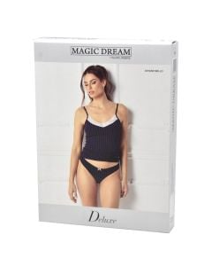 Underwear top and briefs set for women, Magic Dream, cotton, miscellaneous, 2 pieces