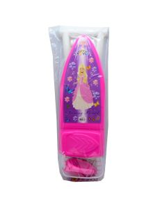 Set with ironing equipment for children, plastic, 19x61x60 cm, pink and purple, 2 pieces