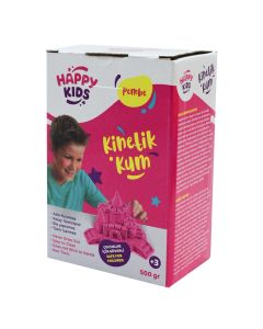 Kinetic sand for children, Happy Kids, kinetic sand, 6x10x14 cm, 500 g, pink, 1 piece
