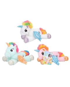 Unicorn plush toy for kids, synthetic polyester, 30 cm, assorted, 1 piece