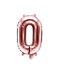 Ballons, "Party", for party, metallic, nr 0. 35 cm, rose, 1 piece