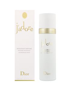 Perfumed deodorant for women, J'adore Dior, Christian Dior, aluminum, 100 ml, white and gold, 1 piece