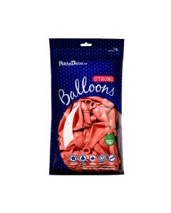 Strong balloons,"Party", metallic, rose gold, 23 cm, 100 pieces