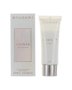 Perfumed body lotion for women, Omnia Crystalline, Bvlgari, plastic, 100 ml, pastel pink, 1 piece