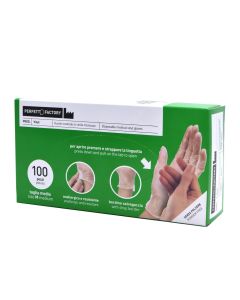 Disposable gloves, vinyl, 23 cm, white, 100 pieces