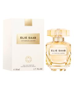 Eau de parfum (EDP) for women, Le Parfum Lumière, Elie Saab, glass, 50 ml, yellow and gold, 1 piece