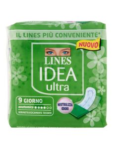 Lines Idea Ultra, anatomic, day, 9 pieces