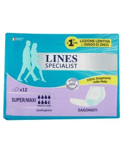 Absorbents Shaped 12pcs Normal Specialist Lines.