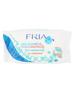 Wet disinfectant wipes, Fria, 12 pieces