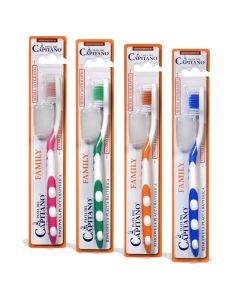 Toothbrush, Medium, Pasta del Capitano, plastic, 22x5 cm, assorted, 1 piece