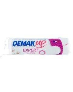 Cosmetic cotton, Demak'UP, cotton, 20x5 cm, white, 70 discs