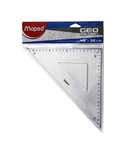 Triangular ruler. Maped 32 cm. white. 1 piece