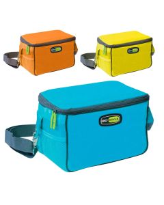Thermal lunch bag, Vela, GioStyle, polyester and polyethylene, 26x17x16 cm, assorted, 1 piece