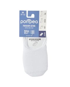 Men's socks, Pompea, cotton, 39-42, M, white, 3 pairs