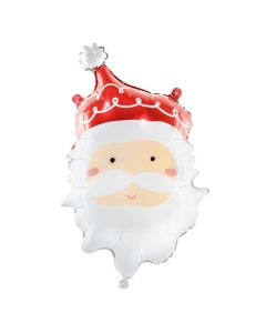 Balloon, santa claus, aluminum film, 37x60 cm, 1 piece