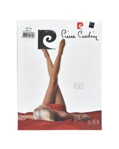 Pantyhose for women, Pierre Cardin, polyamide and elastane, S/1, grey, 1 pair