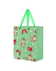 Small gift box, Miniso, 21x25x10 cm, green