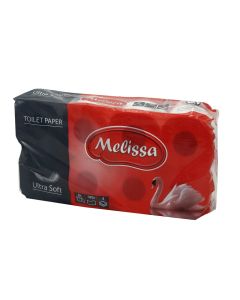 Leter higjnike,"Melisa", 100% celuloze,8 rul, 4 fl