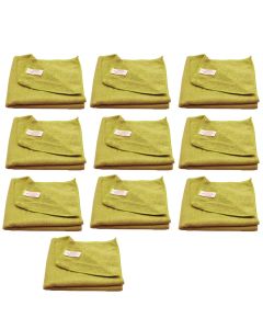 Cleaning cloth, "professional", microfiber multipurpose, 40x40 cm, 300gr/mq, yellow, 1 piece