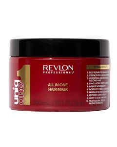 All in one mask,
10 real benefits in a deep conditioning professional hair mask.