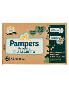 Baby diapers, 76 pieces