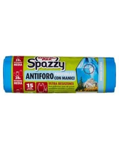 Garbage bag, Domopak, 28lt, blue, 1 piece